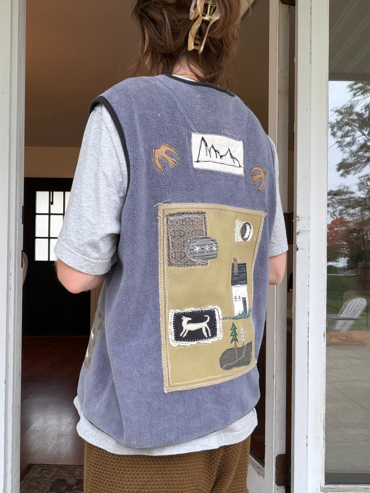 Patchwork vest