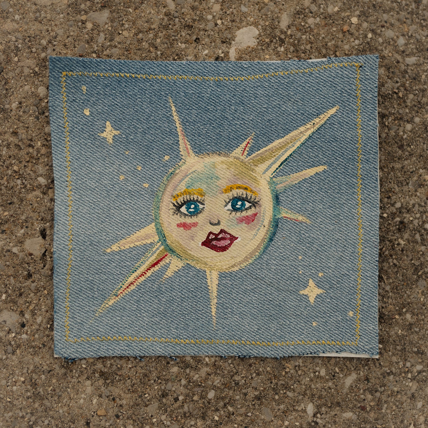 Pastel Sun Burst Patch
