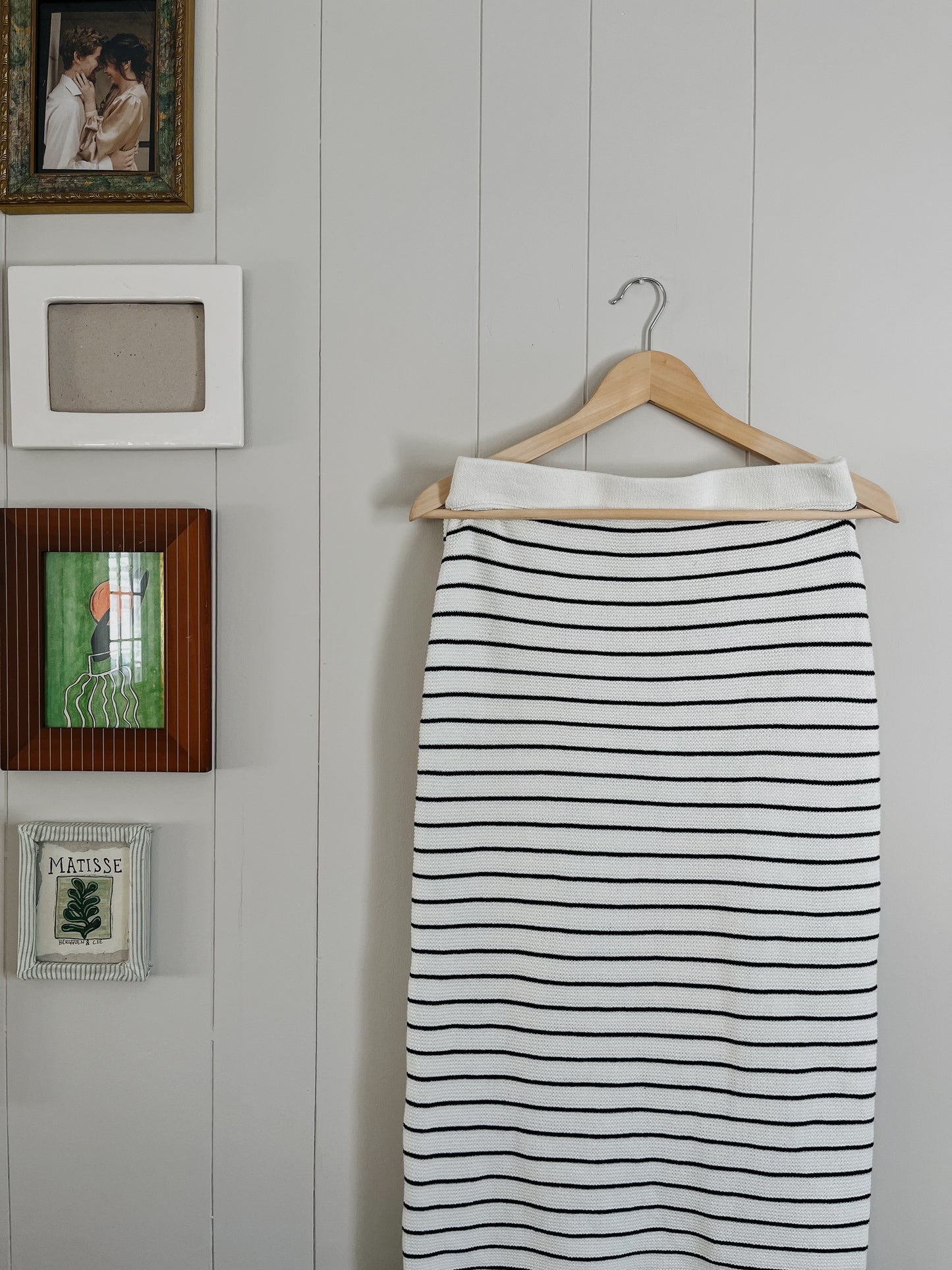Knit Striped Skirt