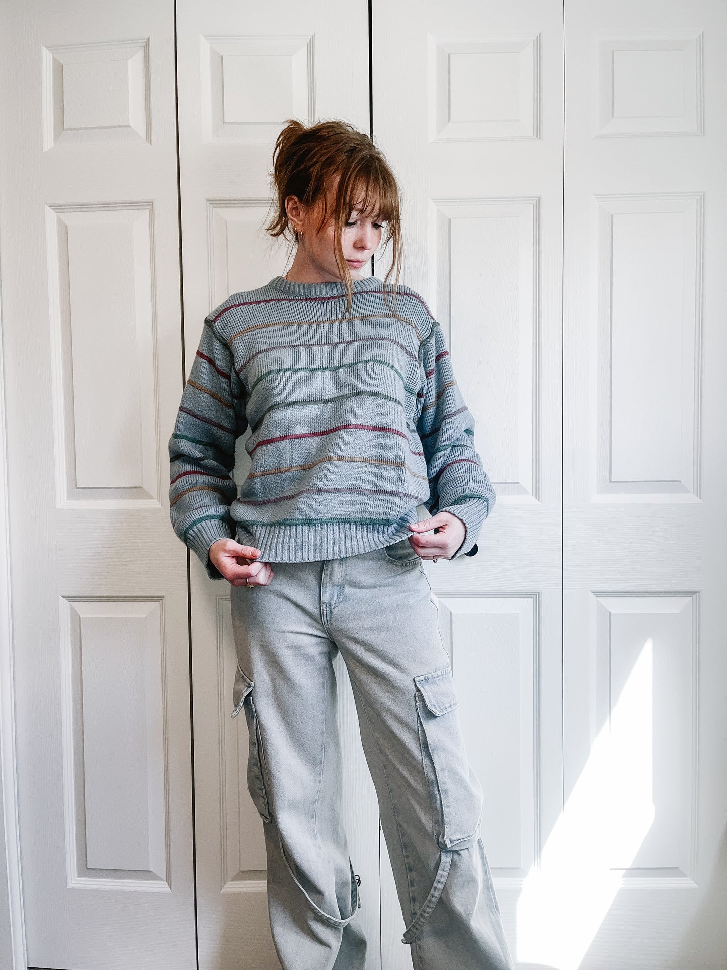 Blue striped Sweater