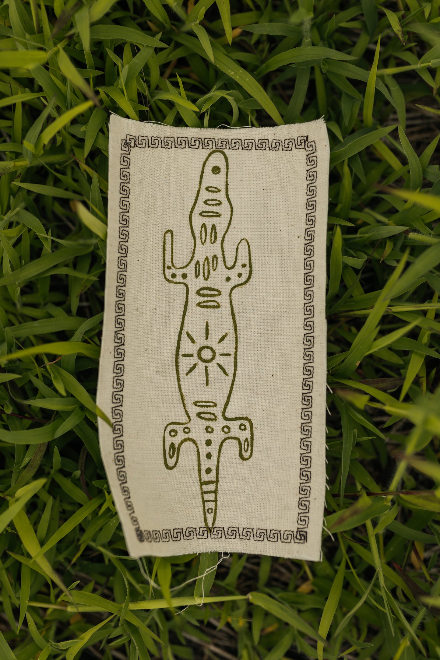 Green Alligator Patch