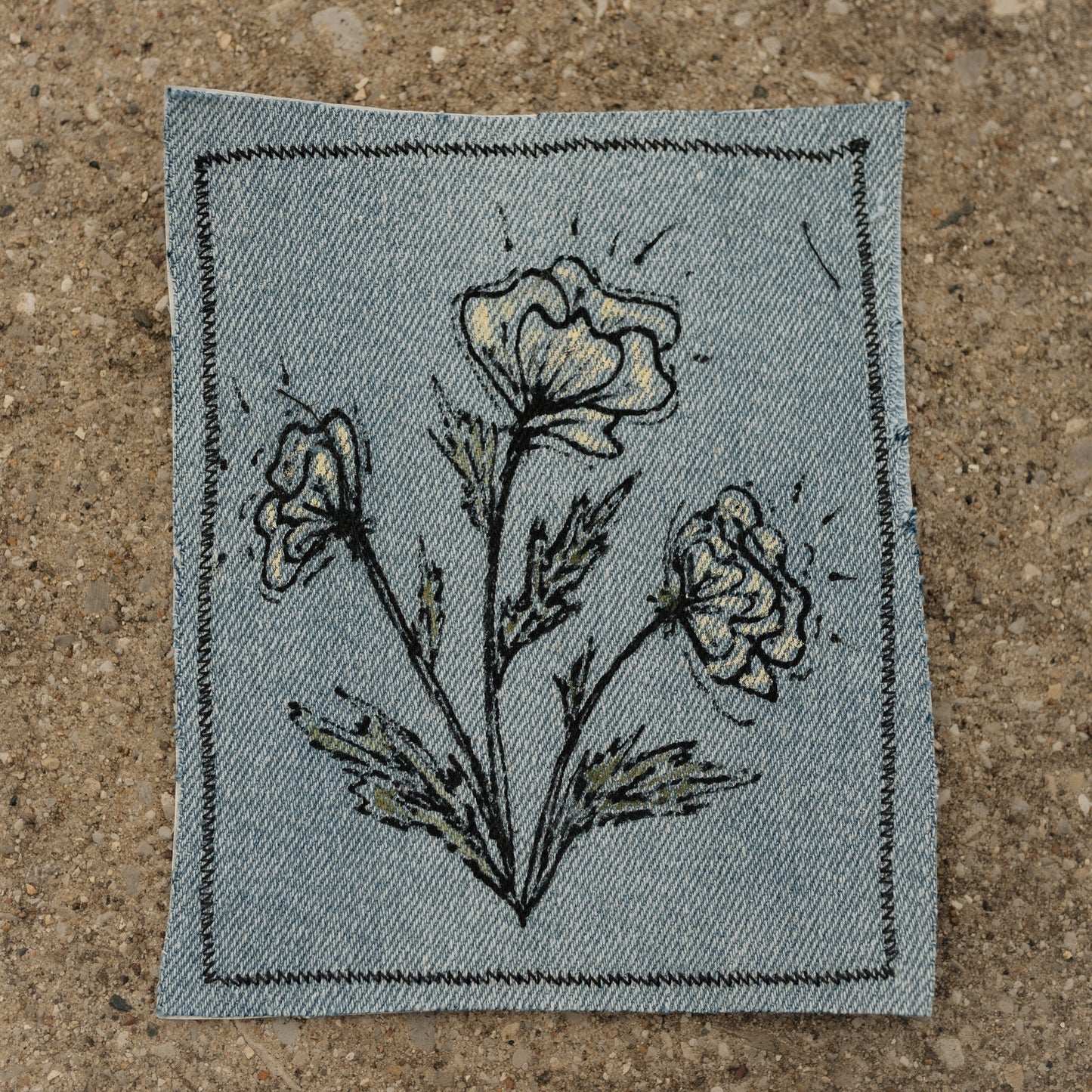 Flower Outline Patch