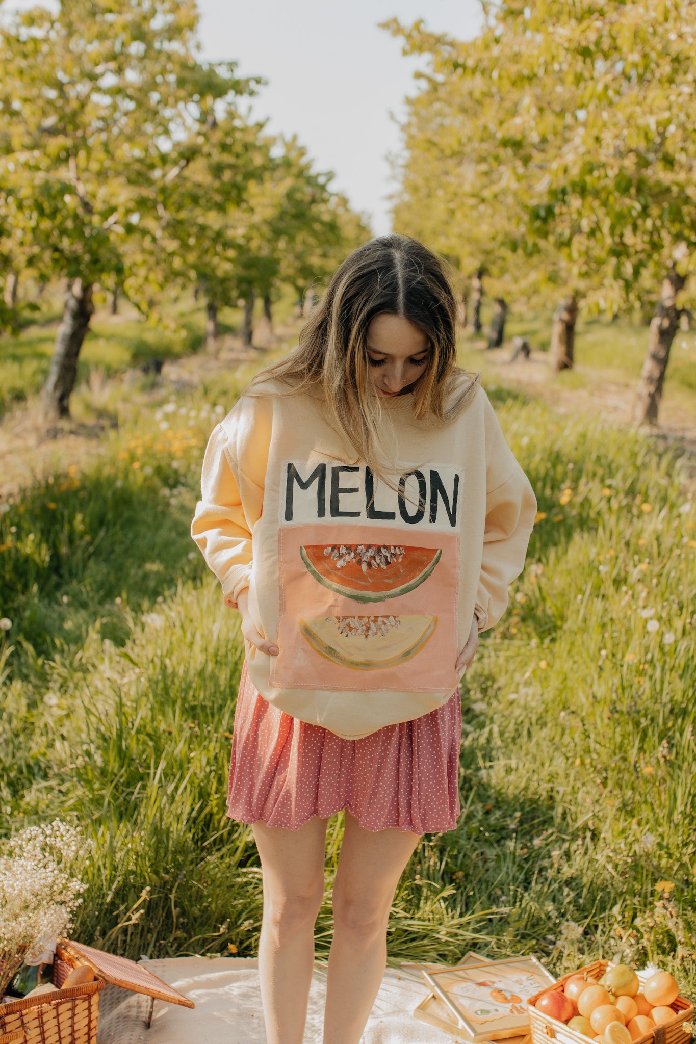 Melon Crewneck