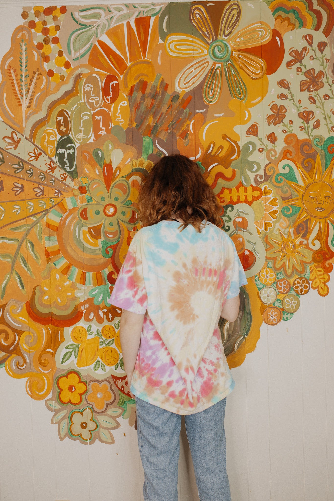 Bob Ross Tie Dye Tee