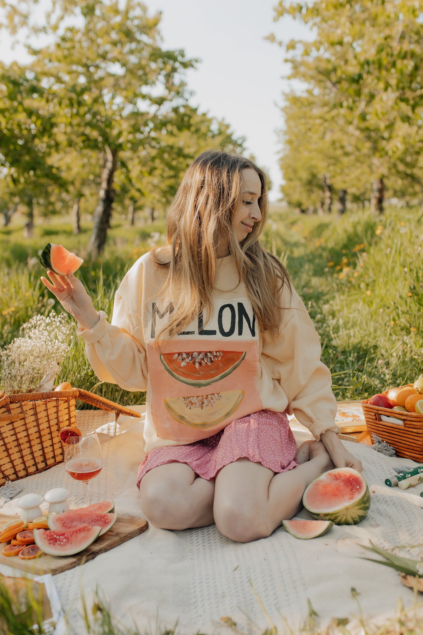 Melon Crewneck