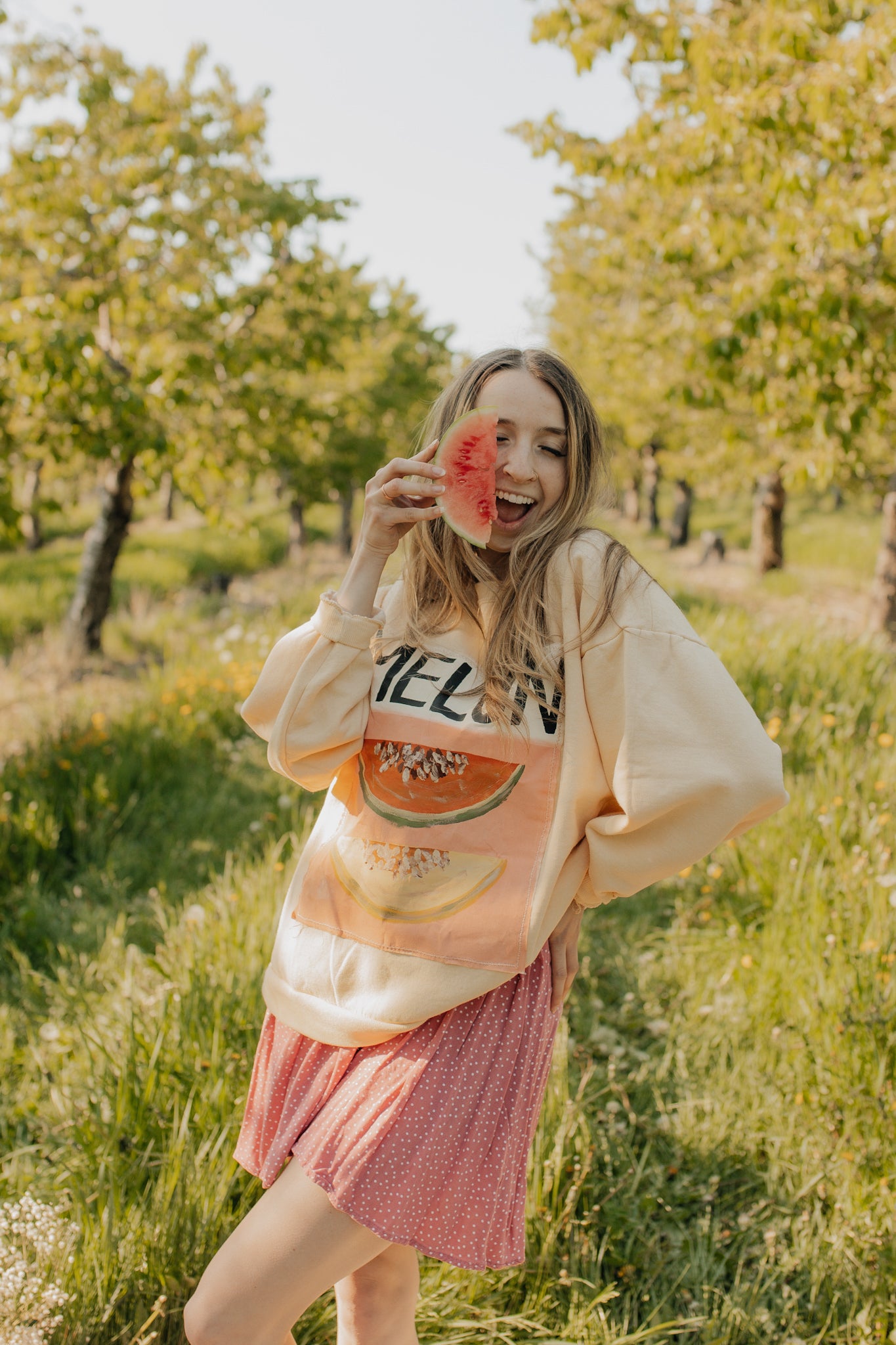 Melon Crewneck