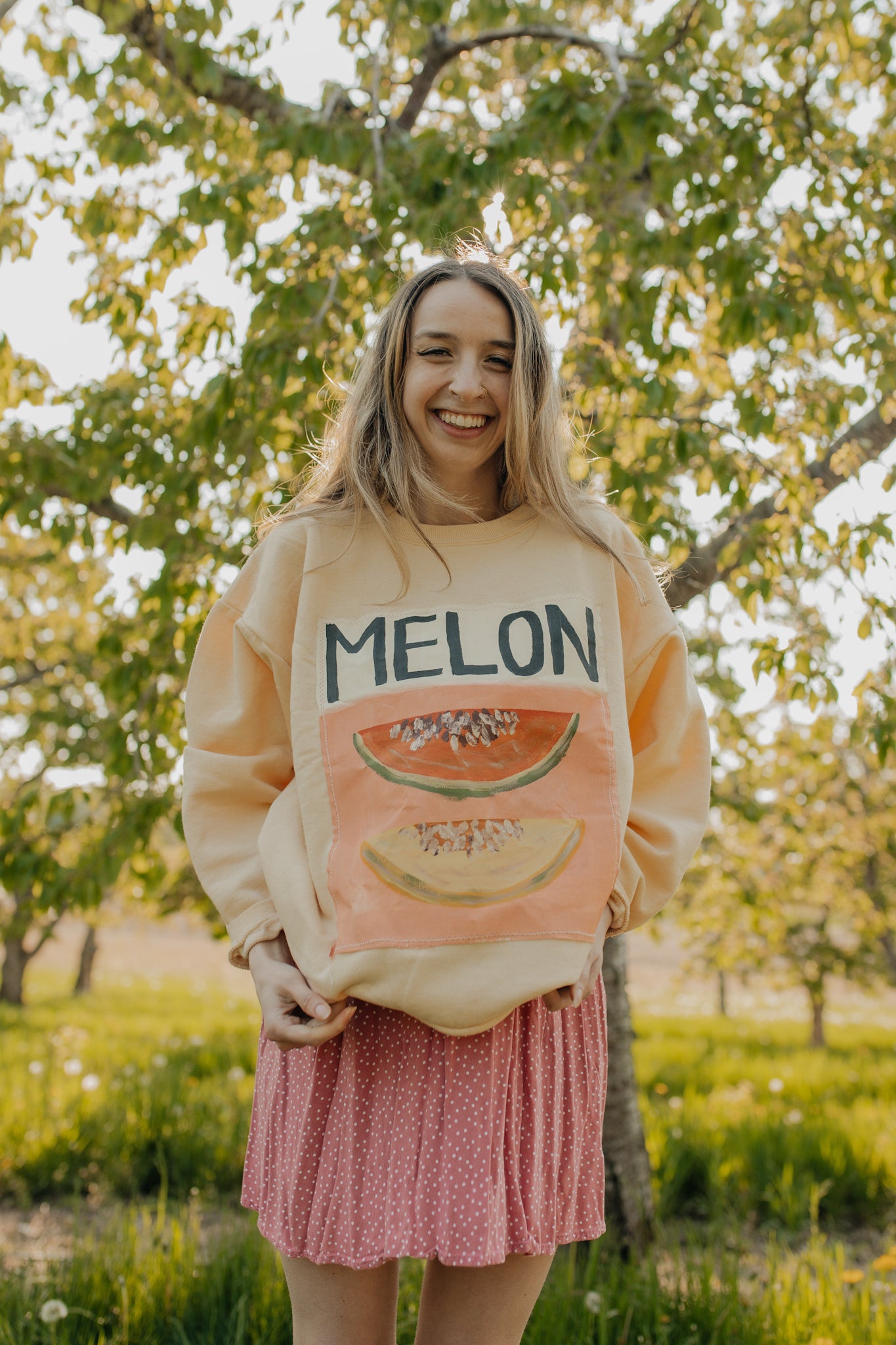 Melon Crewneck
