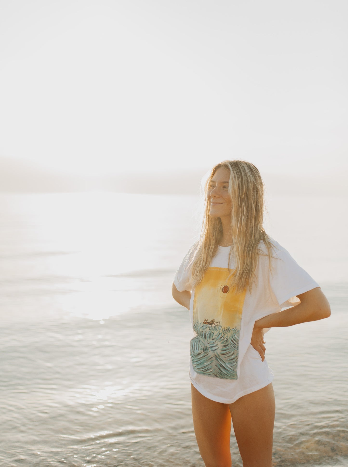 Surfing To The Sun Tee