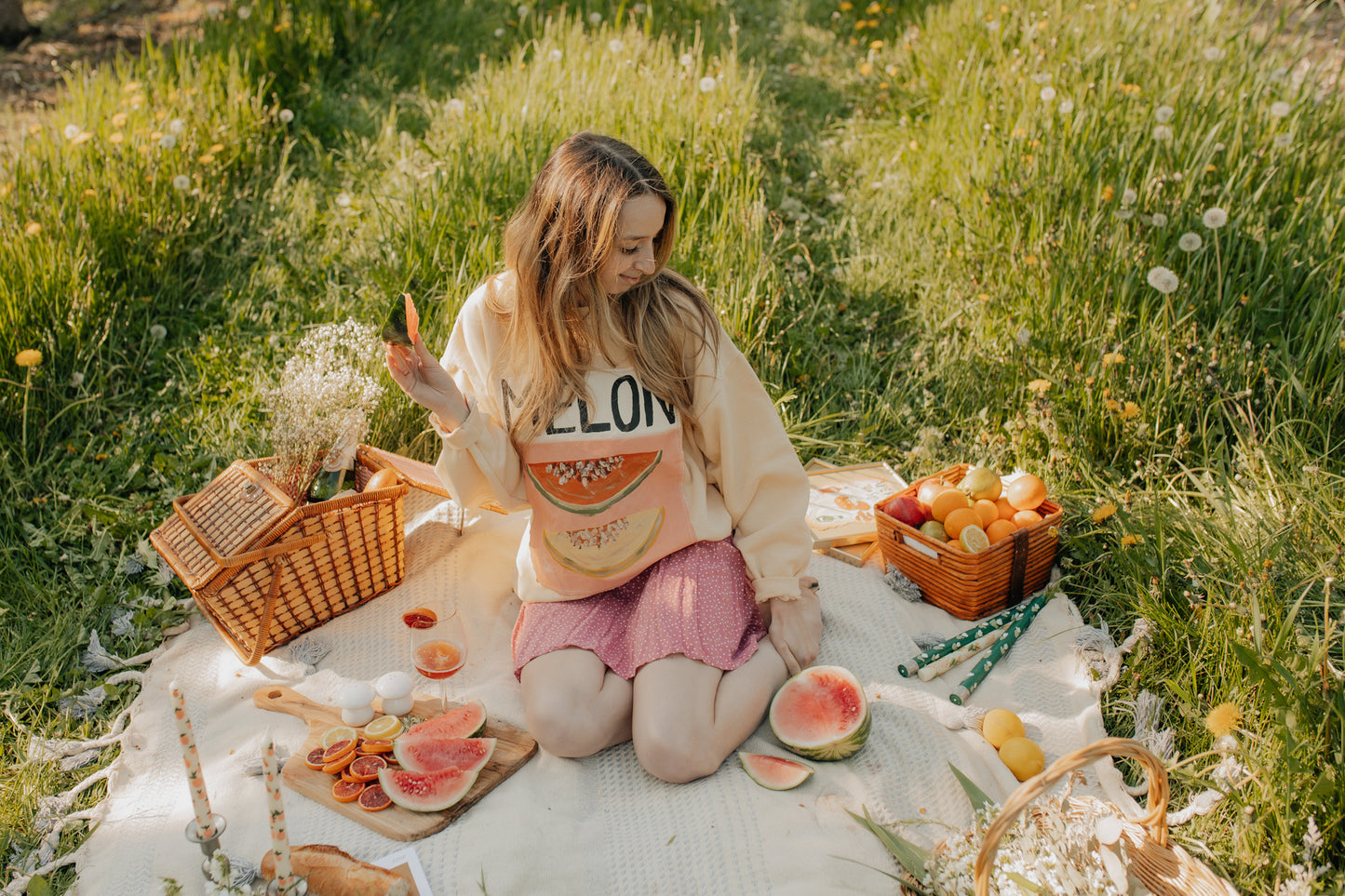 Melon Crewneck