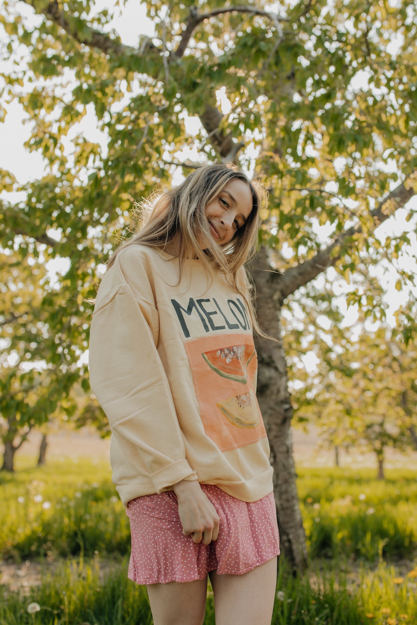 Melon Crewneck