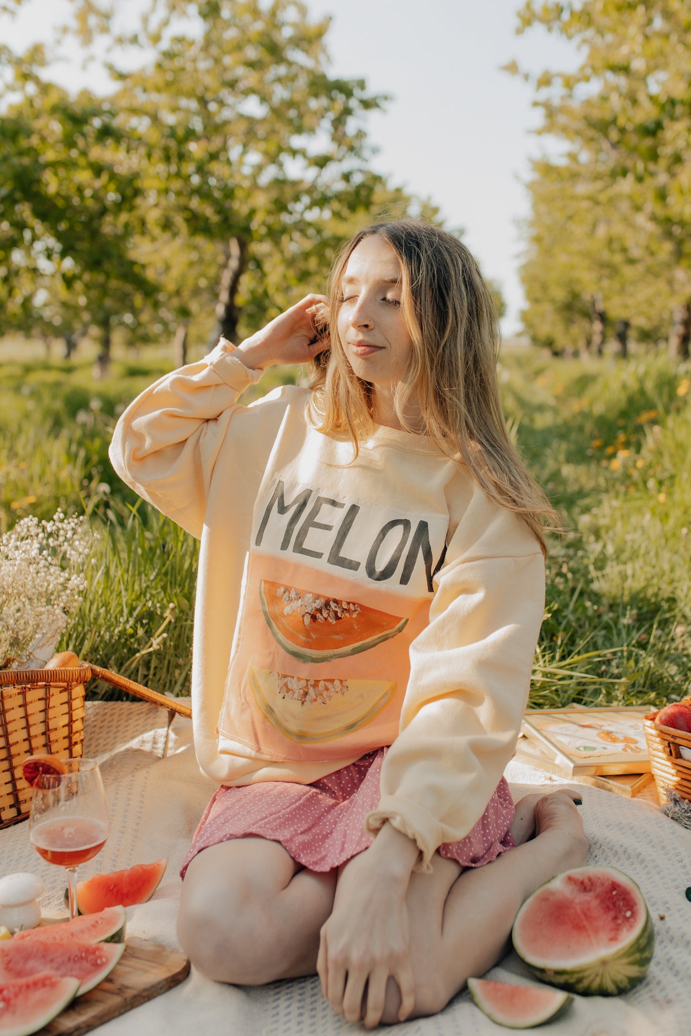 Melon Crewneck