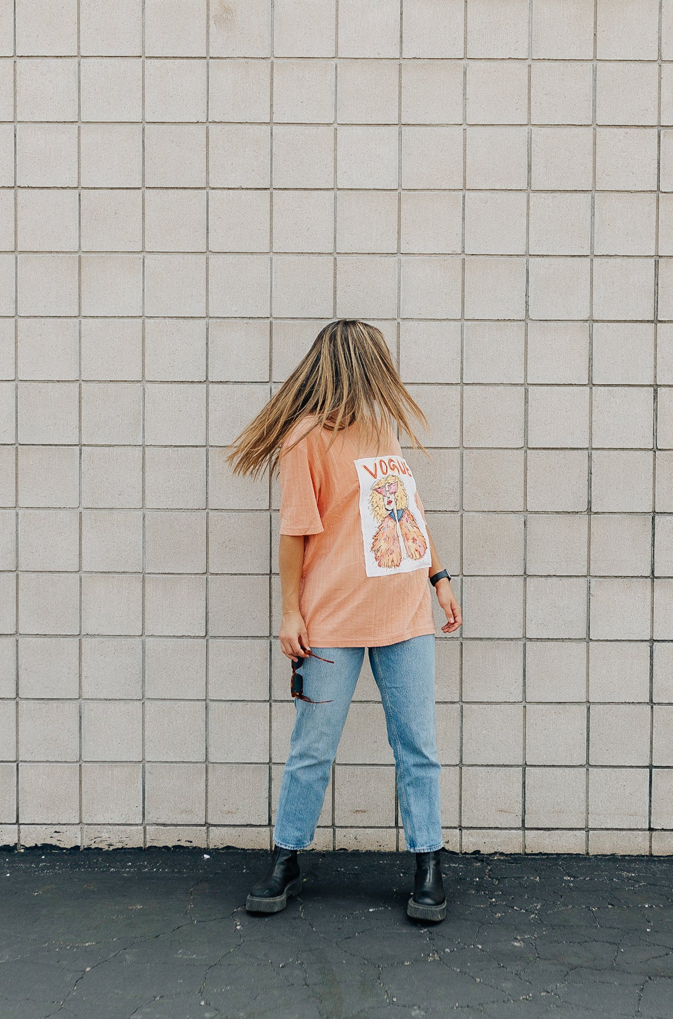 Peach Vogue Tee