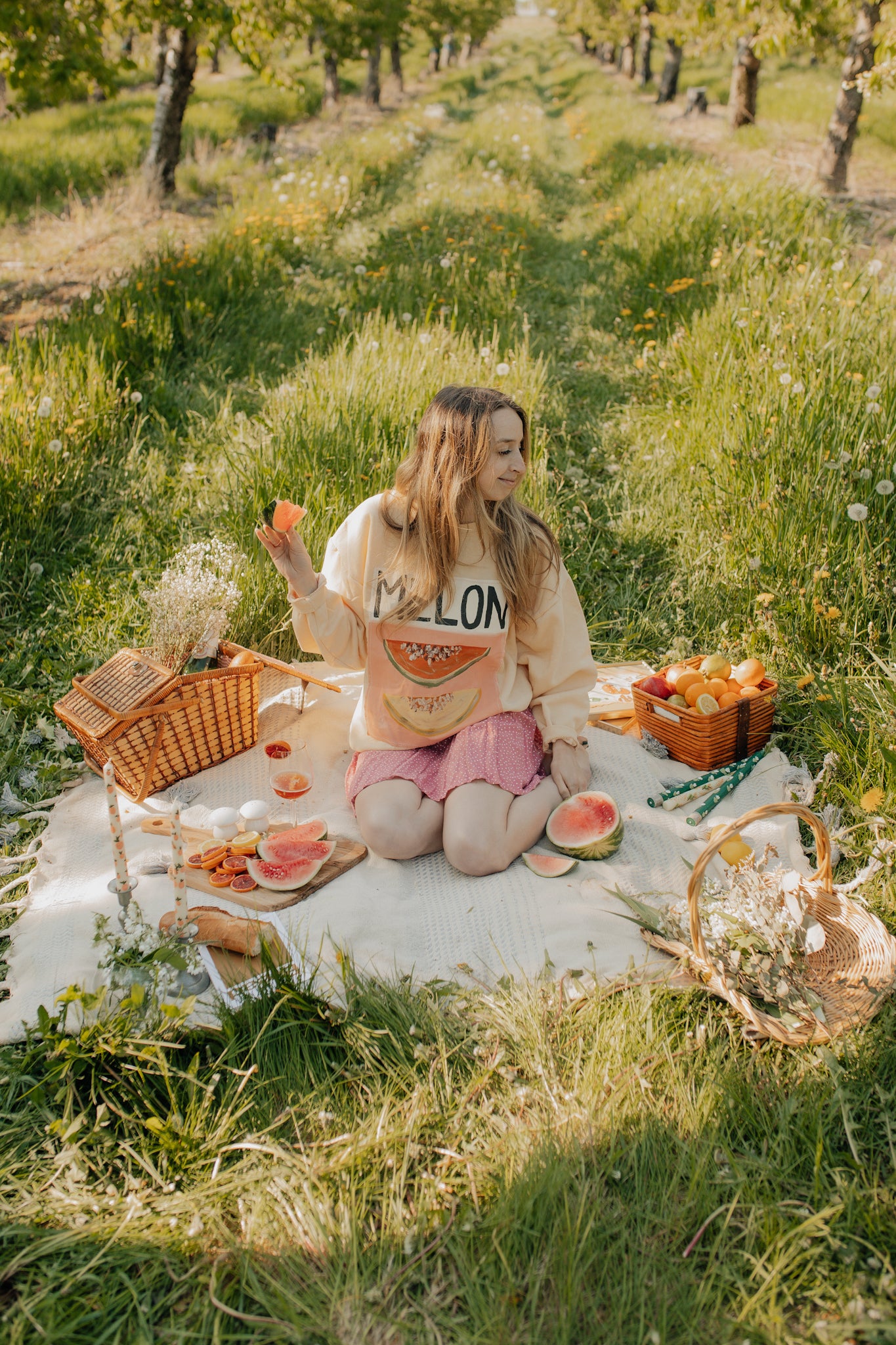 Melon Crewneck