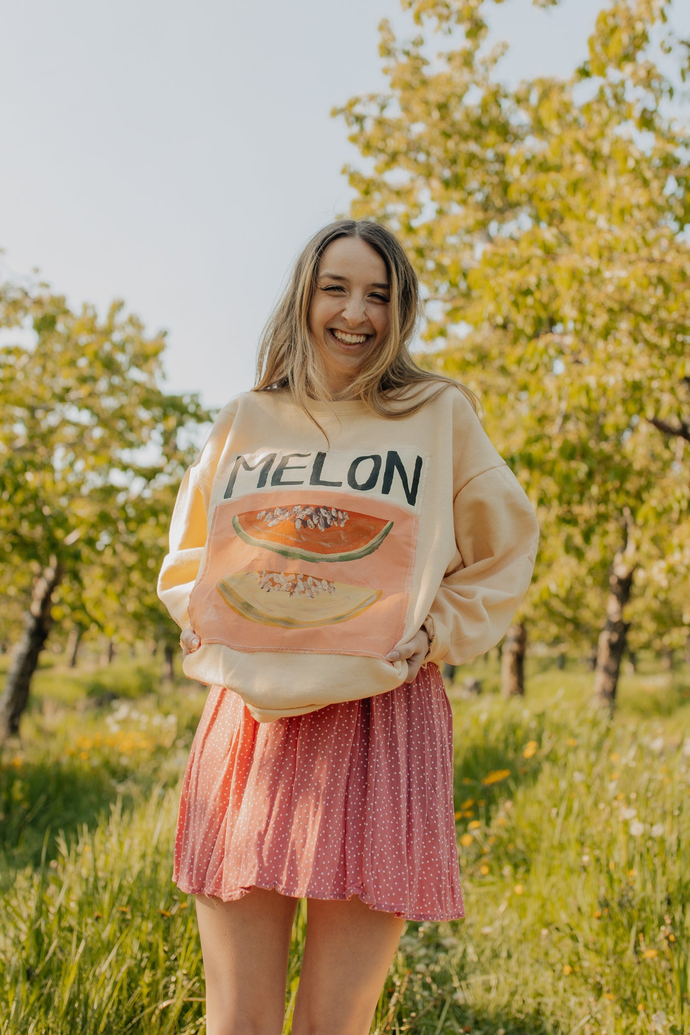Melon Crewneck
