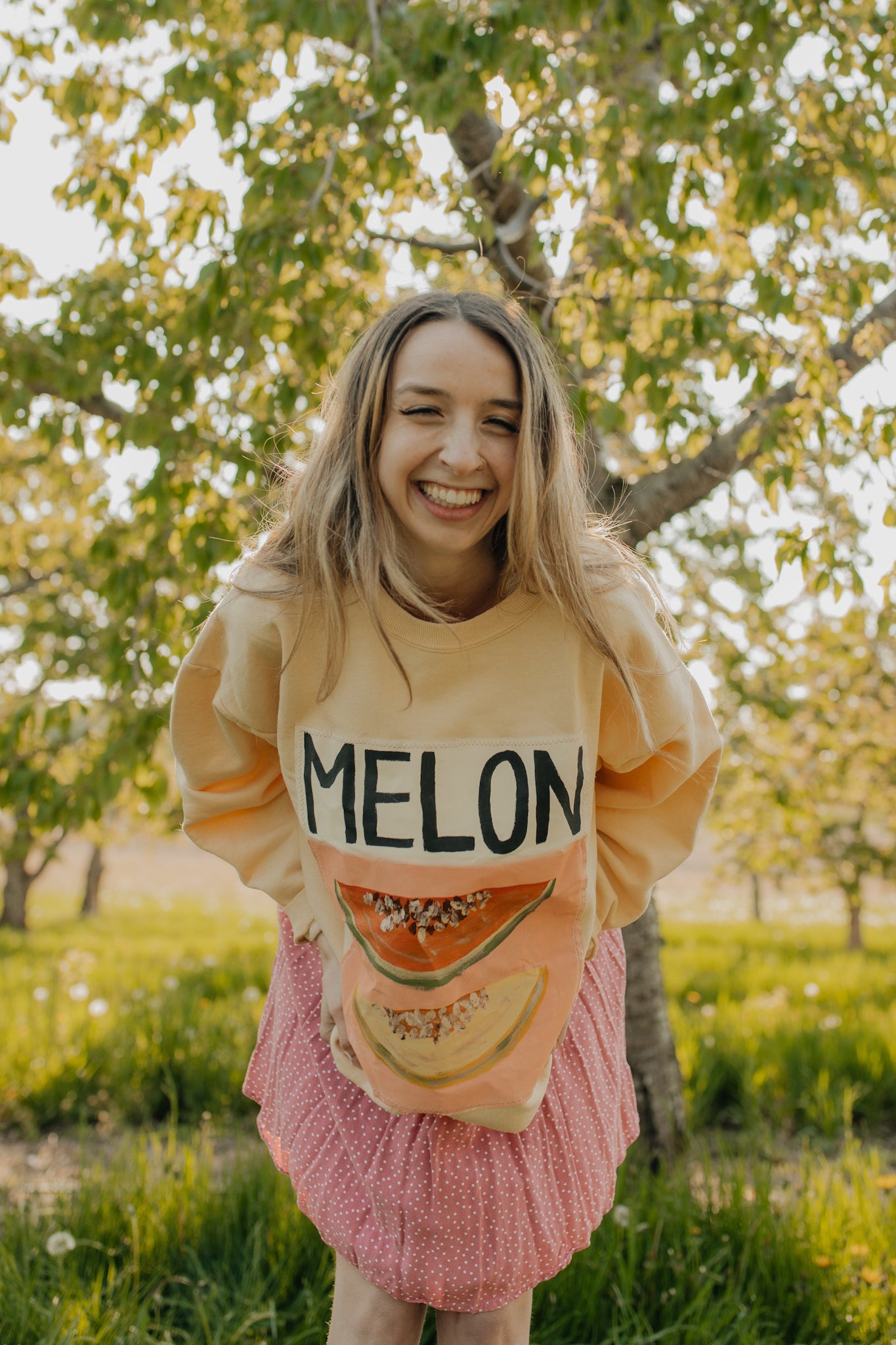 Melon Crewneck