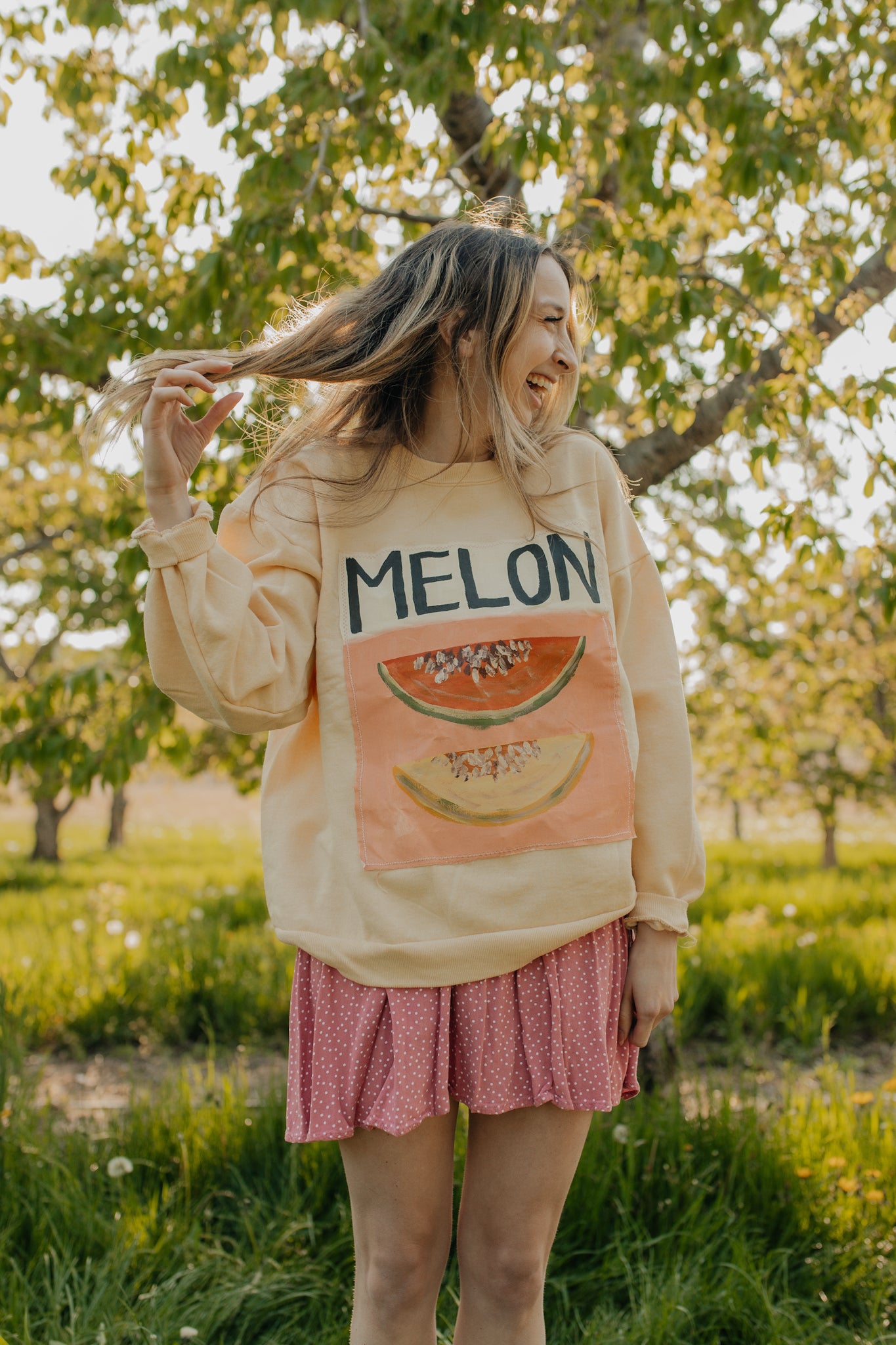 Melon Crewneck