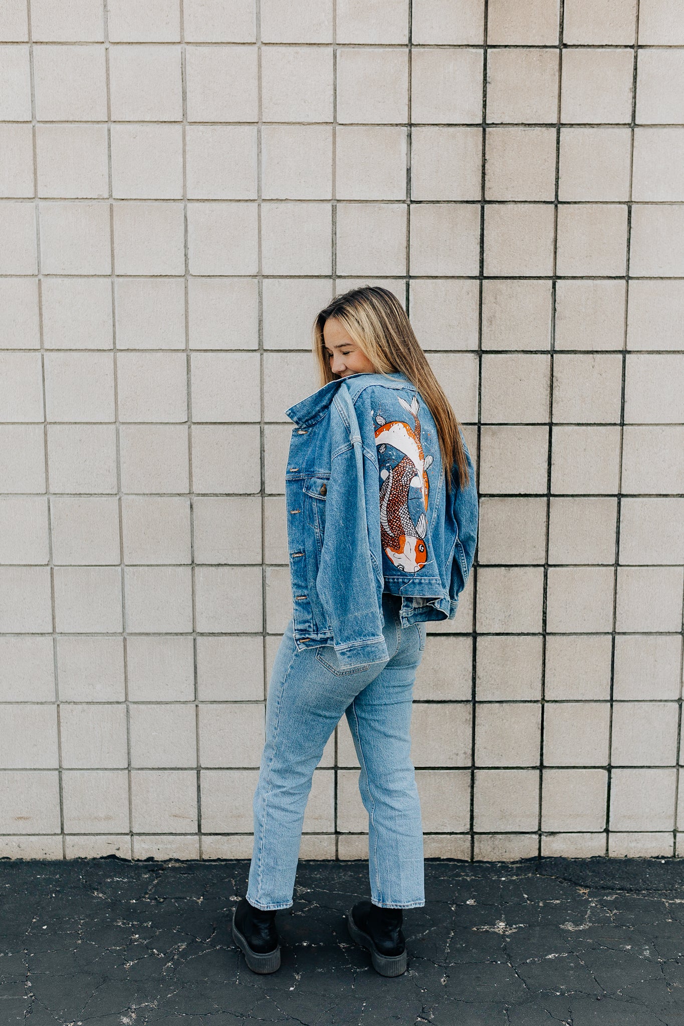 Swimming koi Jacket