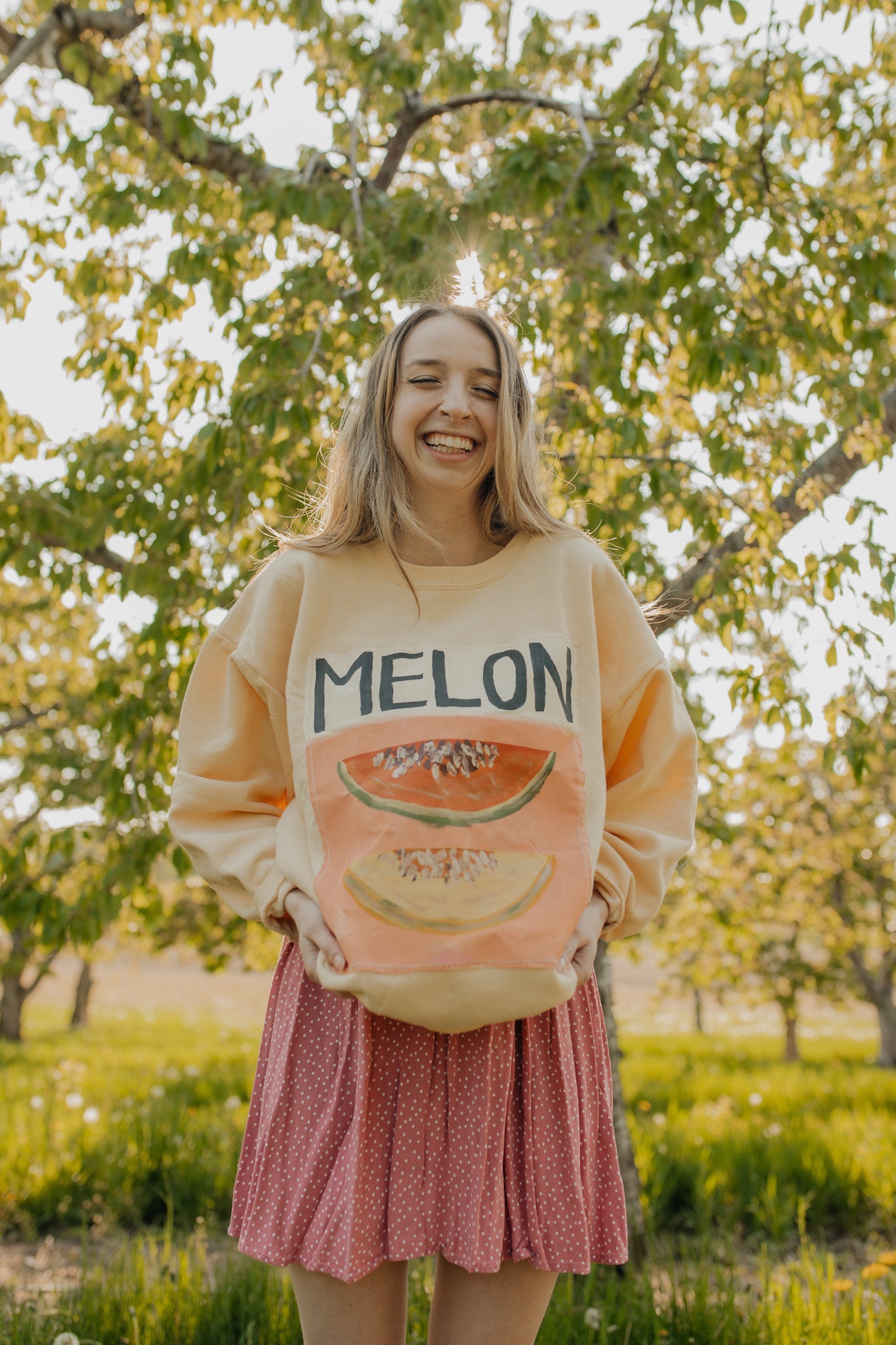 Melon Crewneck