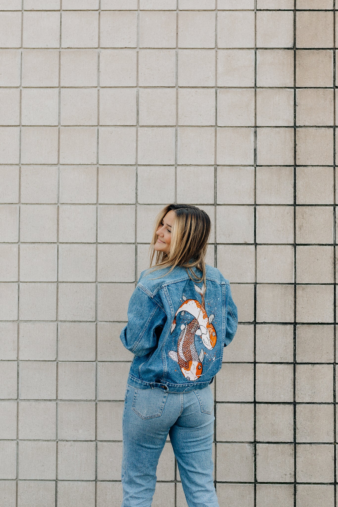 Swimming koi Jacket