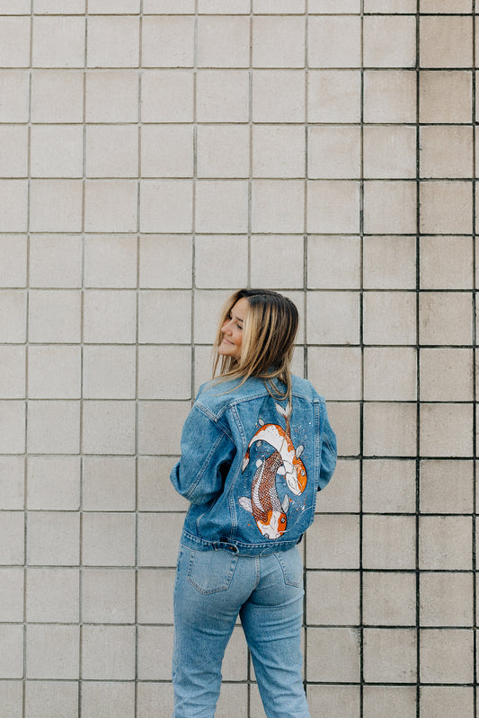 Swimming koi Jacket