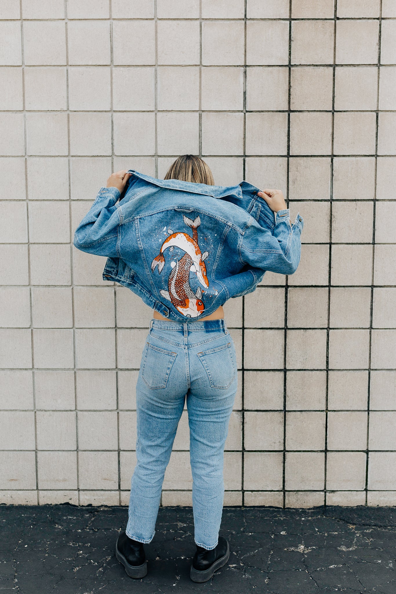 Swimming koi Jacket