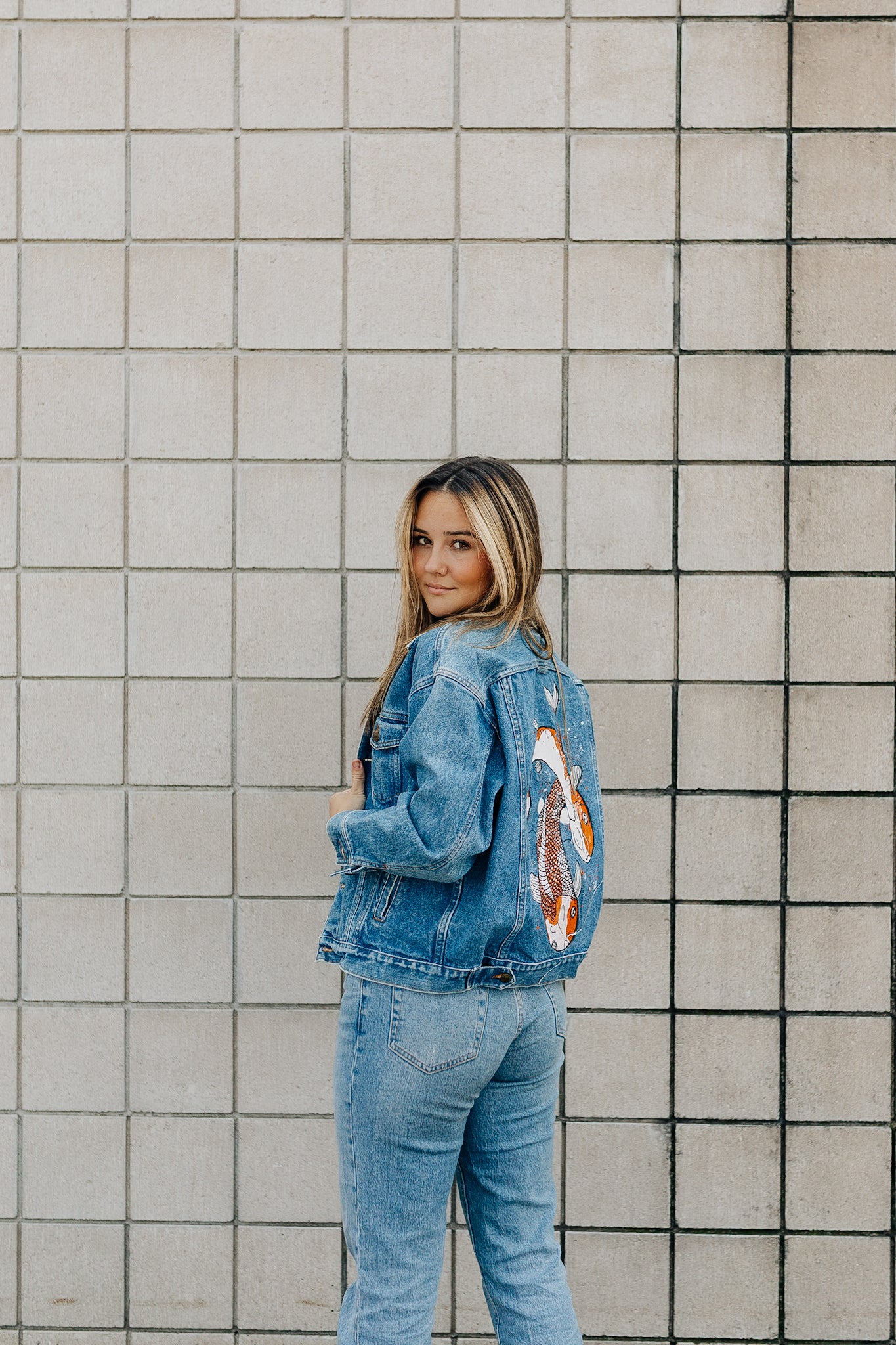 Swimming koi Jacket