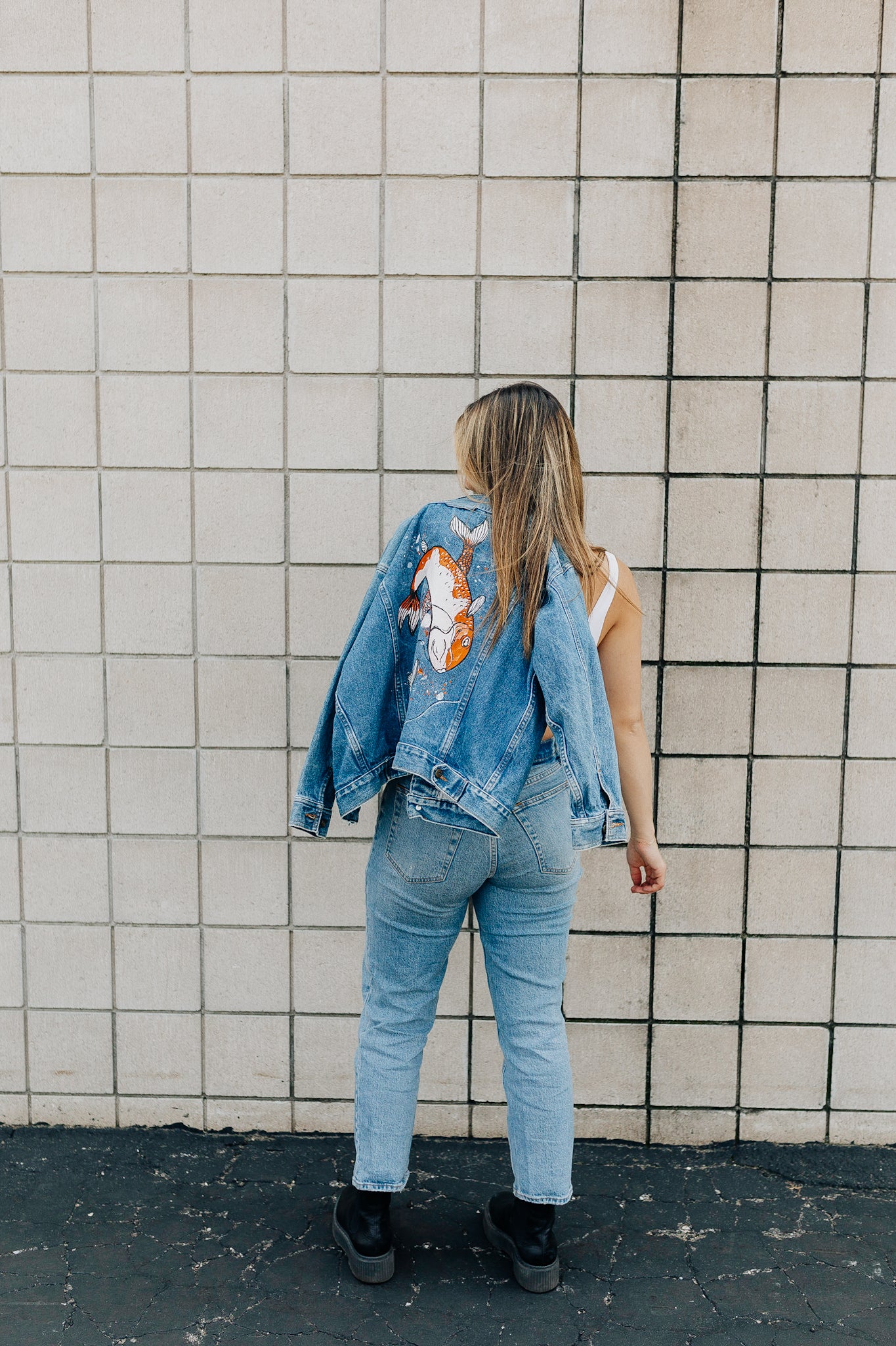 Swimming koi Jacket