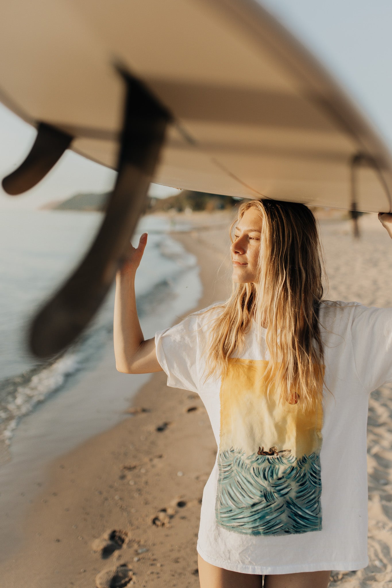 Surfing To The Sun Tee