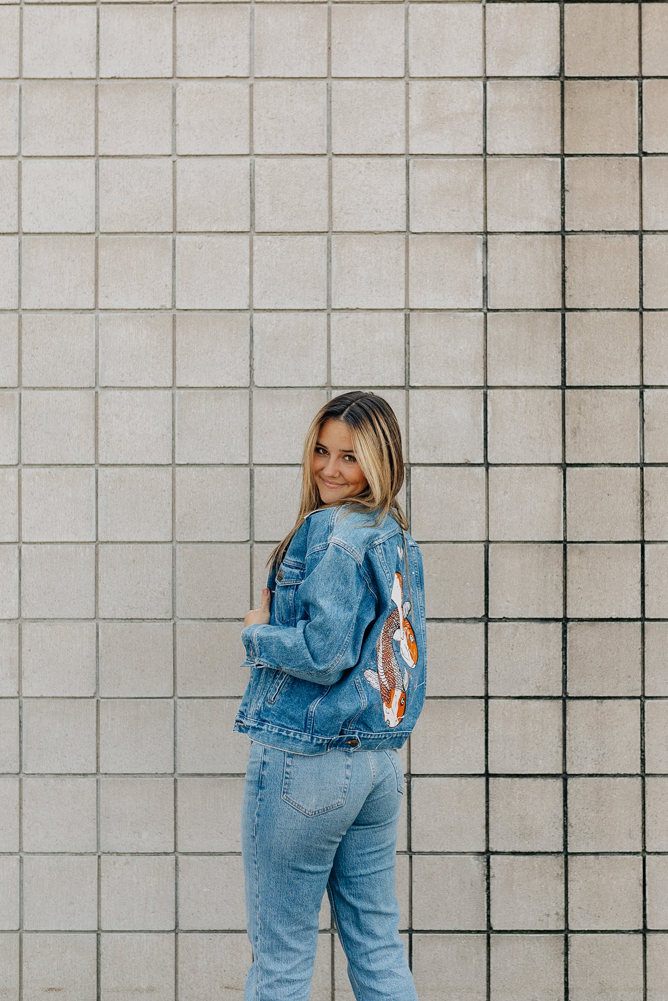 Swimming koi Jacket