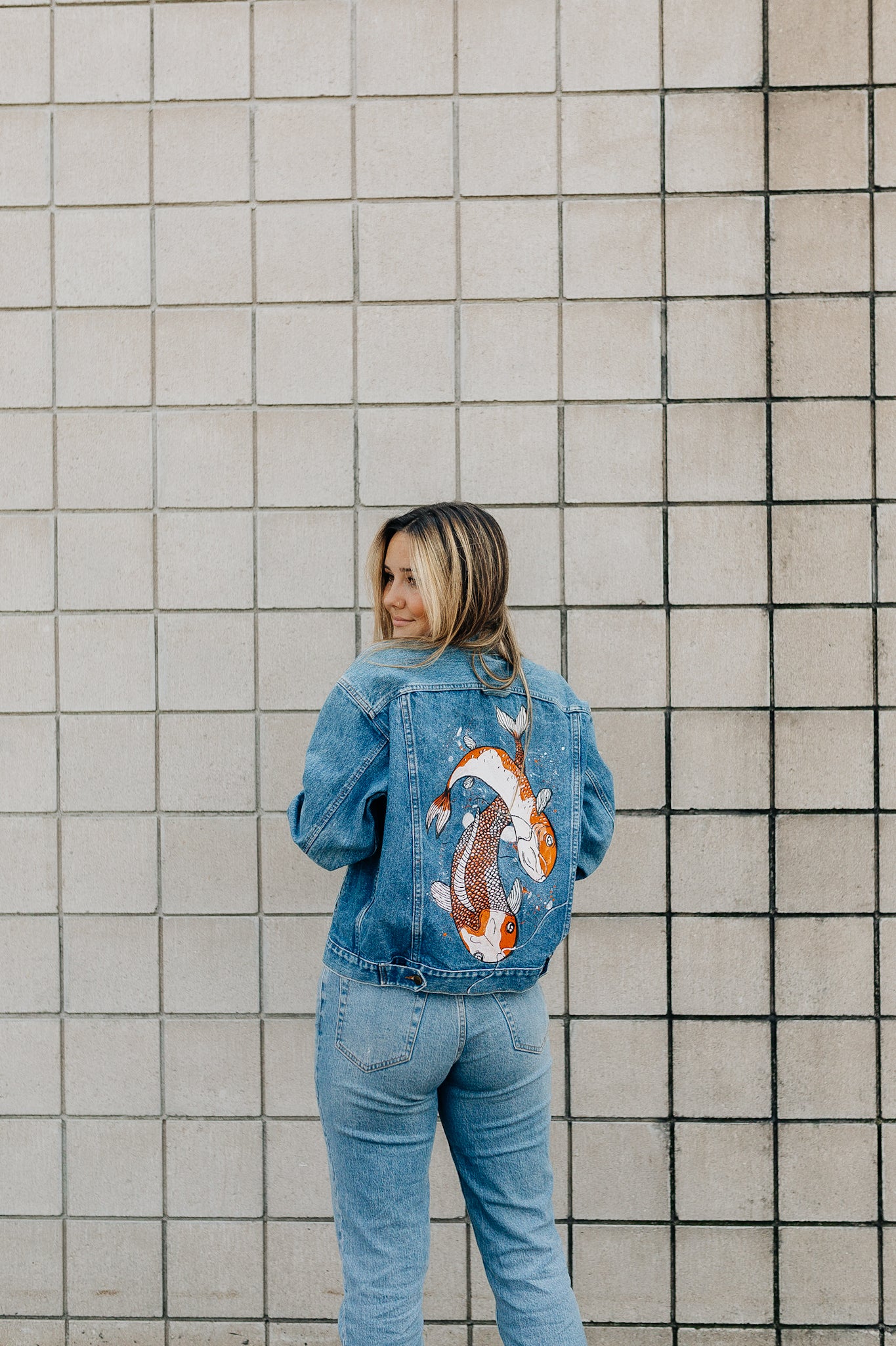 Swimming koi Jacket