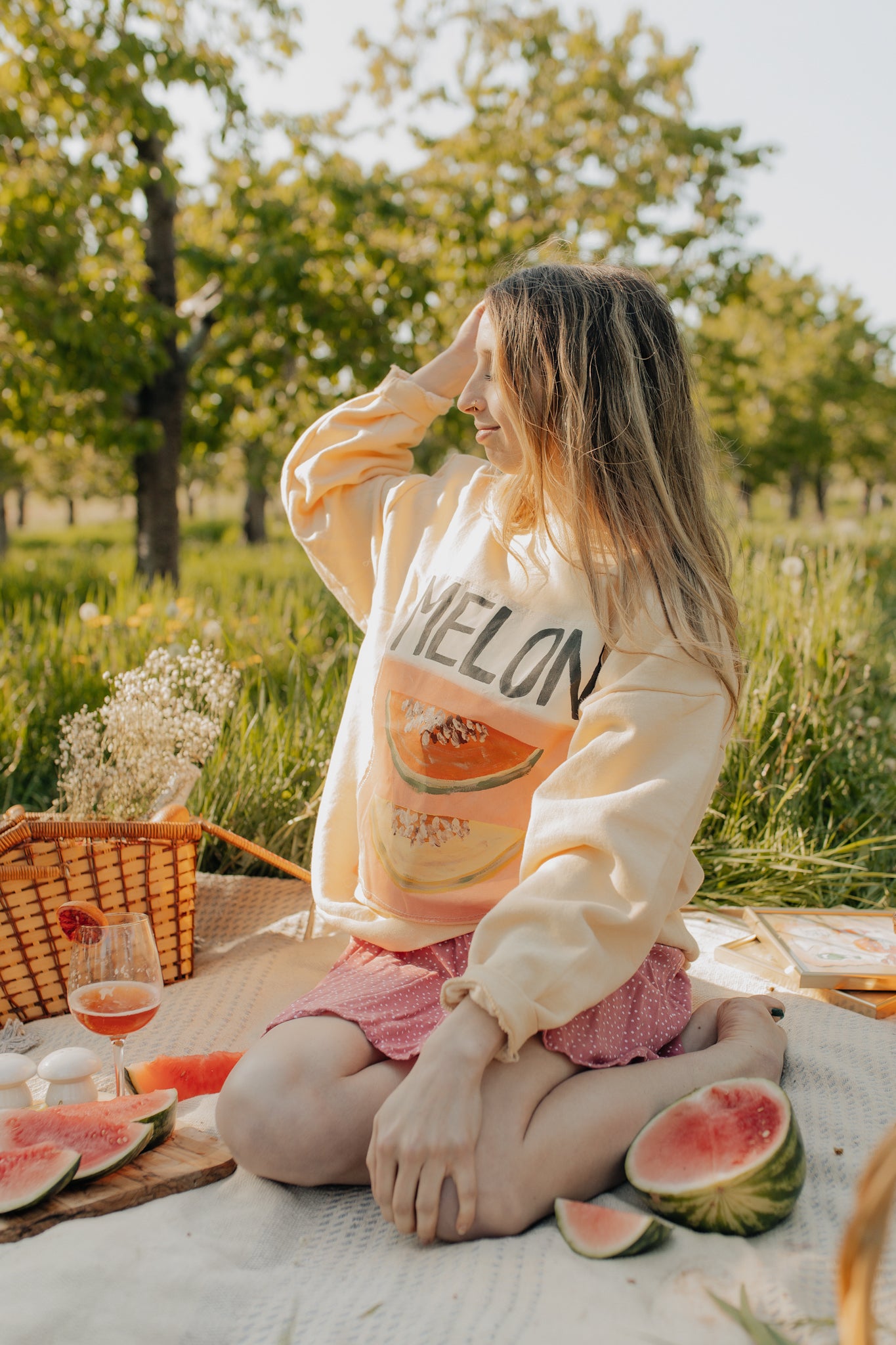 Melon Crewneck