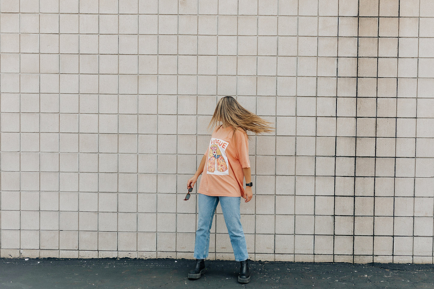 Peach Vogue Tee