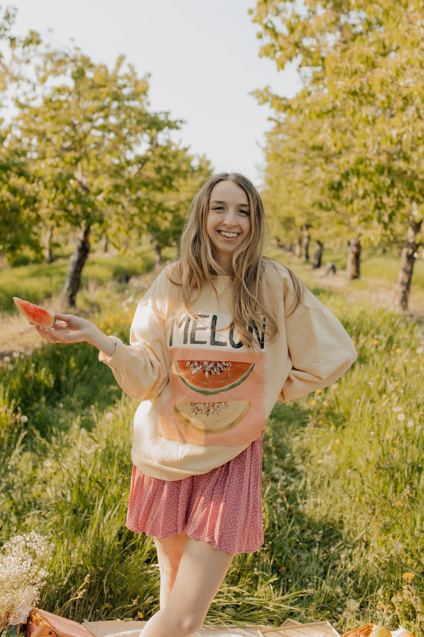 Melon Crewneck