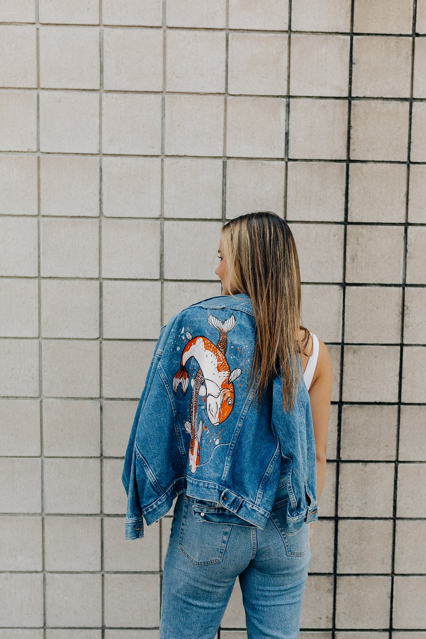 Swimming koi Jacket