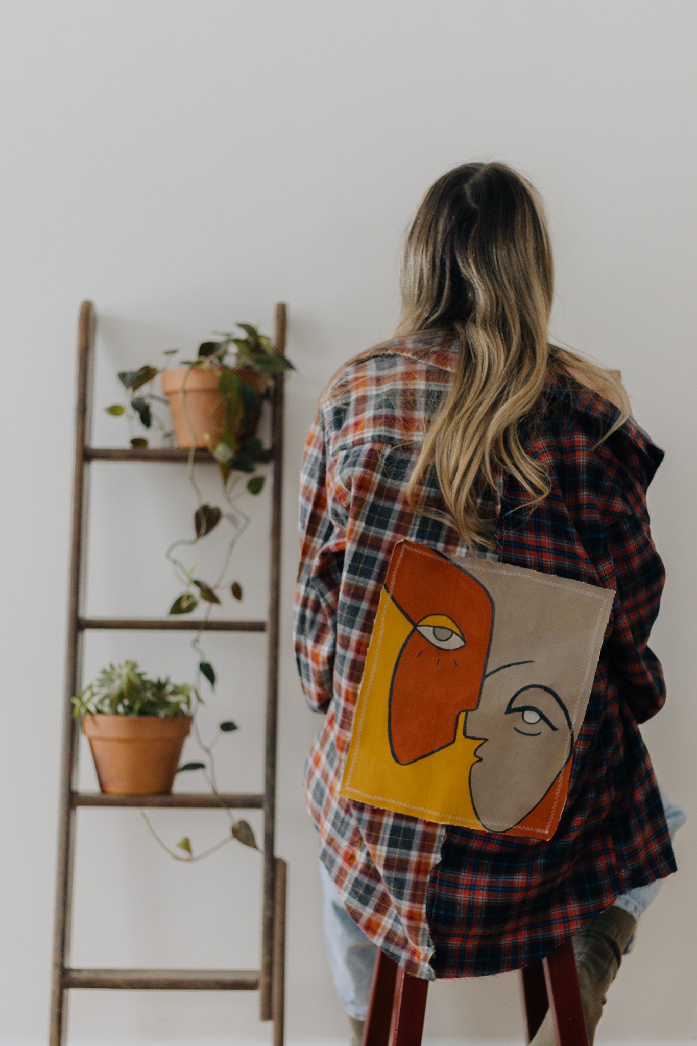 Modern Face Flannel