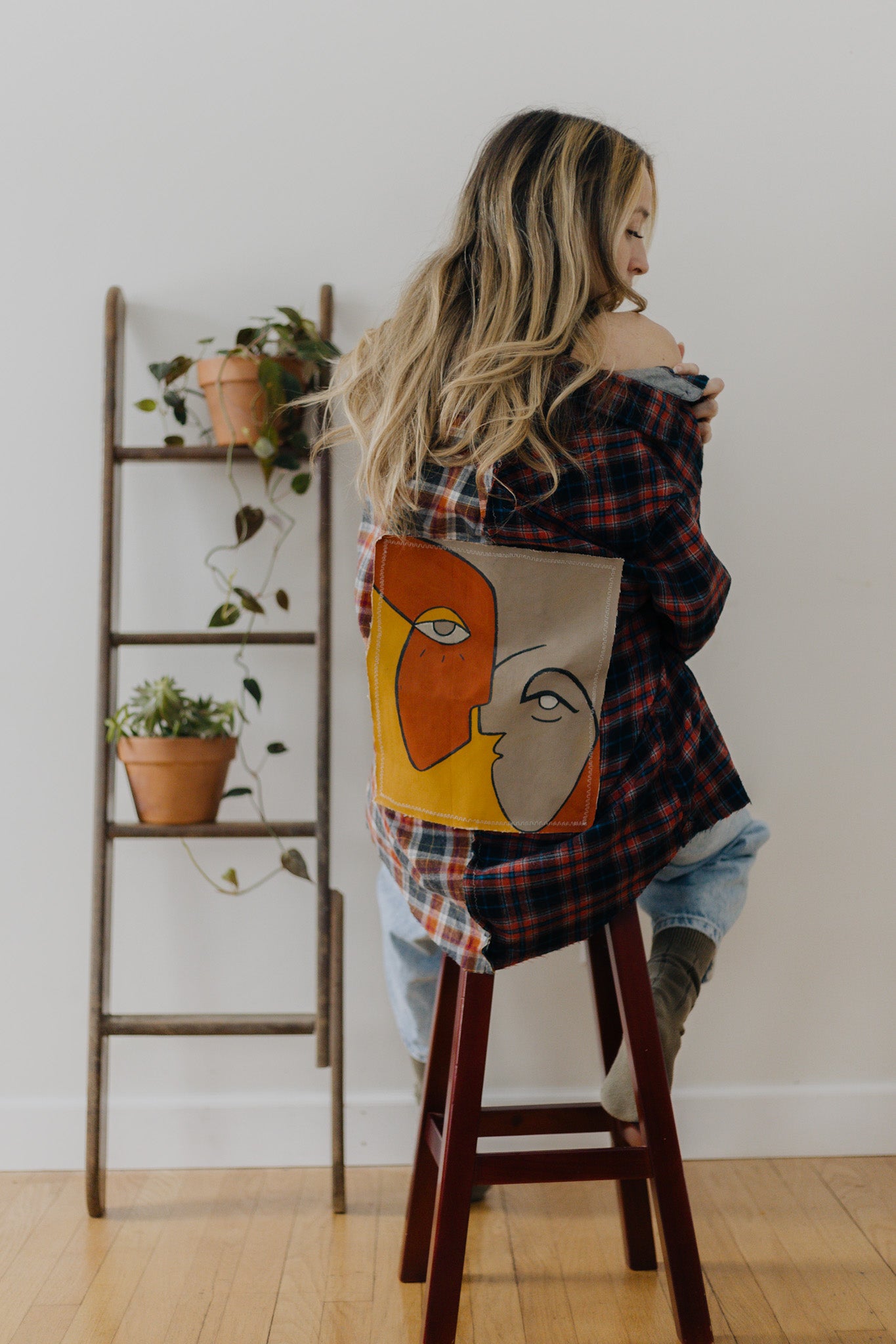 Modern Face Flannel