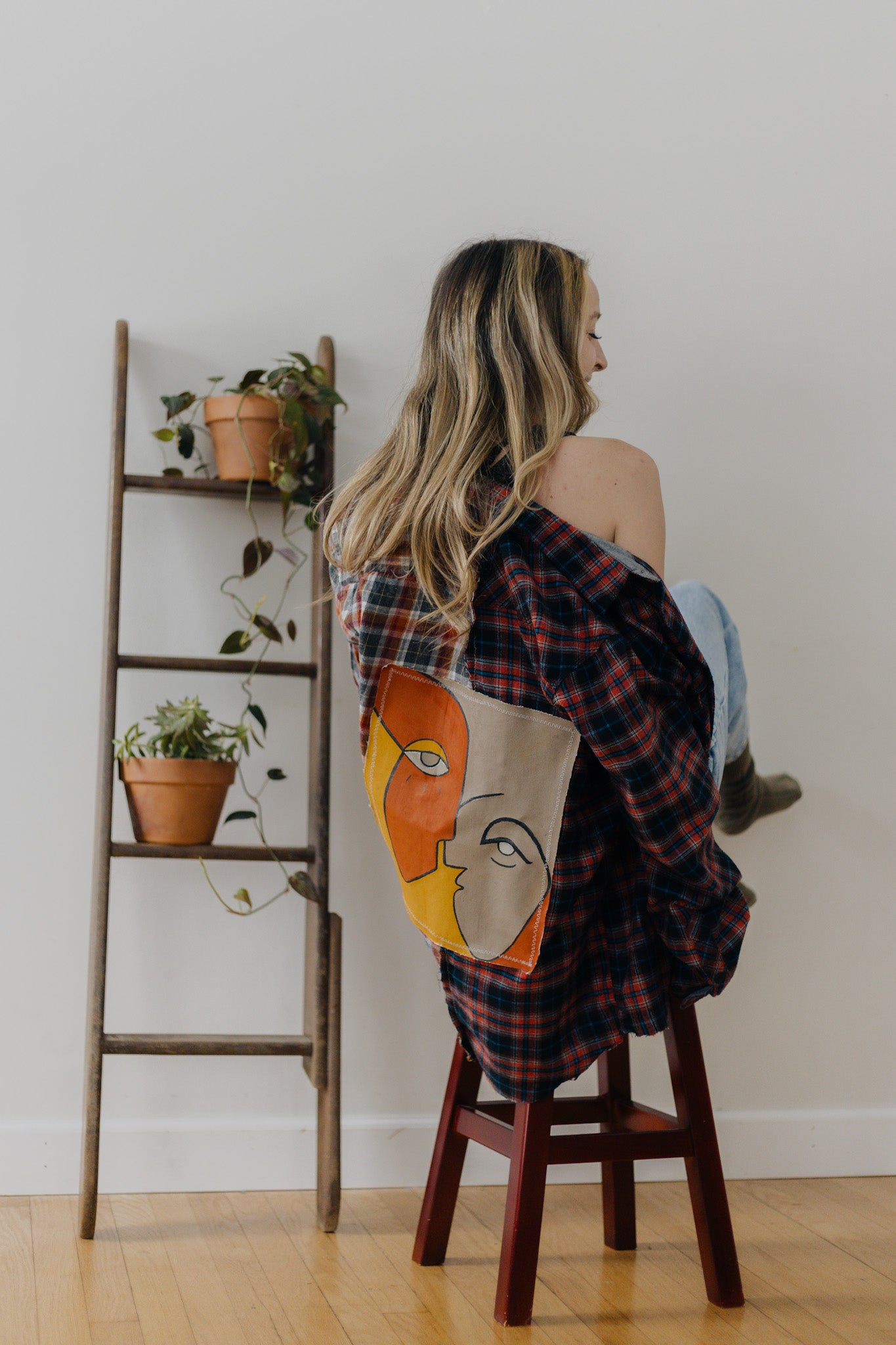 Modern Face Flannel