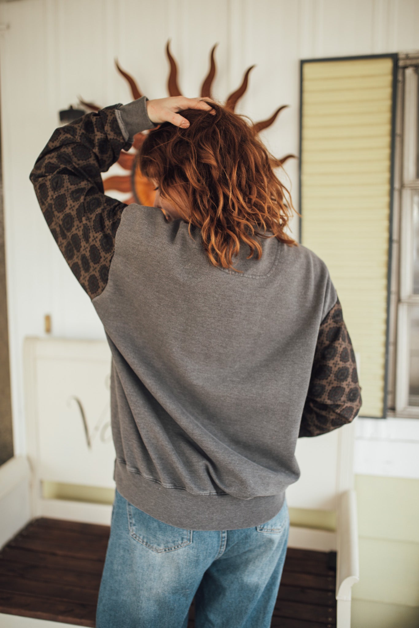 Paisley Reworked Crewneck