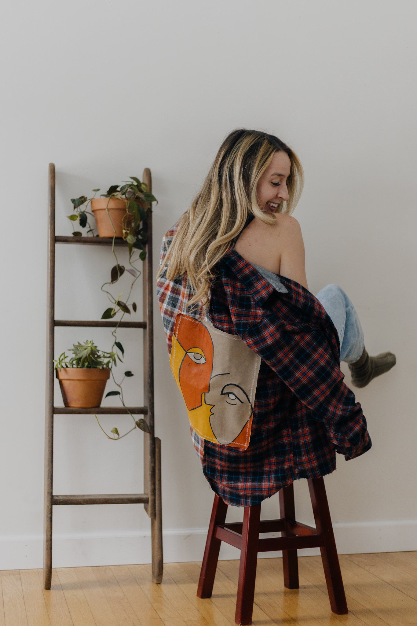 Modern Face Flannel