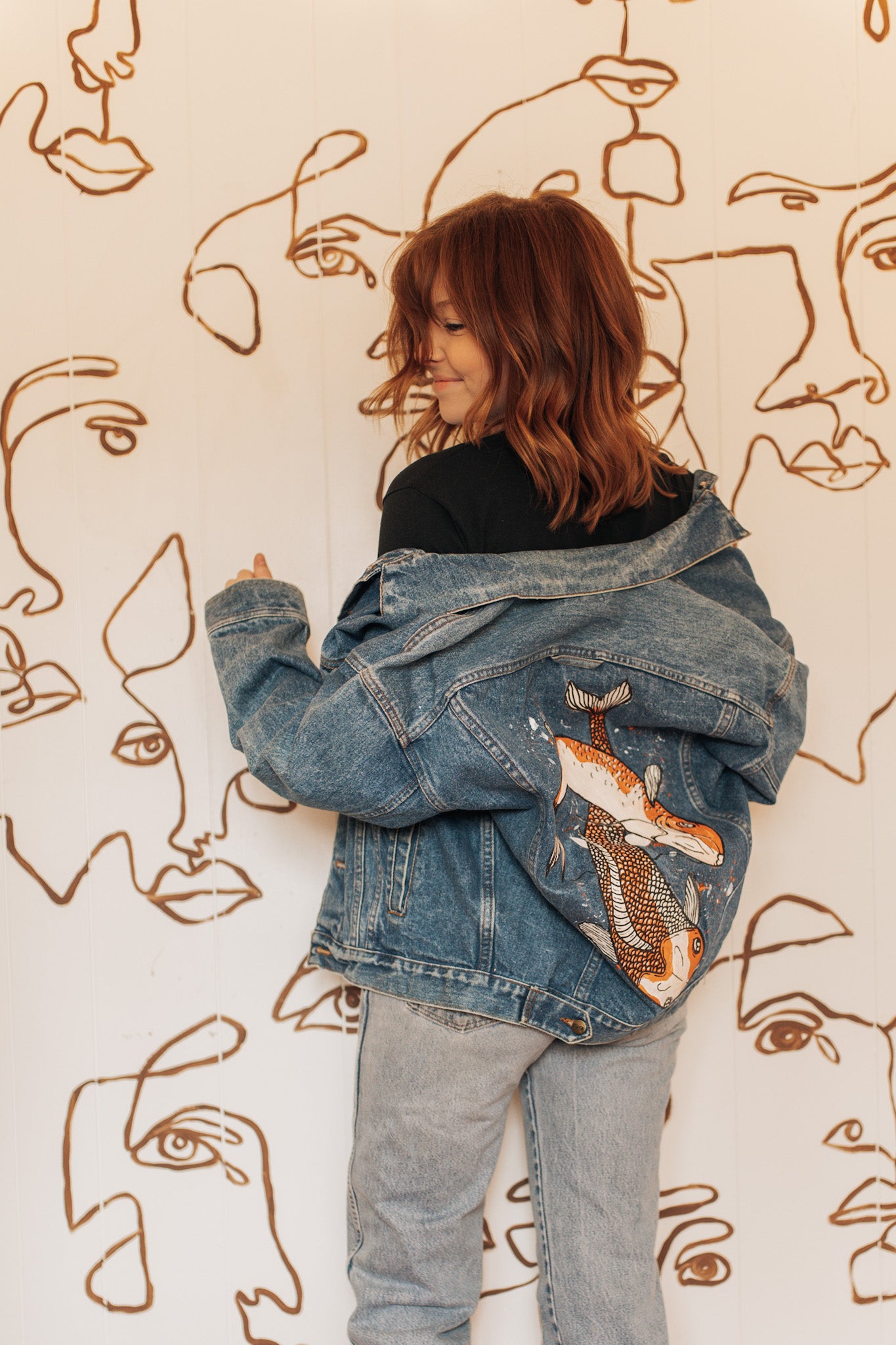 Swimming koi Jacket