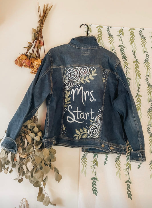 How to Paint Your Own Wedding Jacket