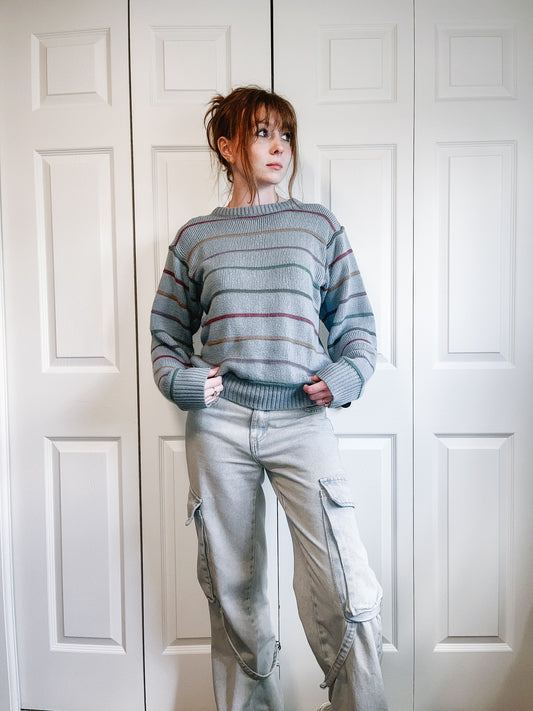Blue striped Sweater