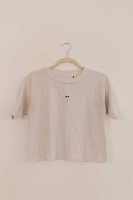 Martini Embroidered Tee
