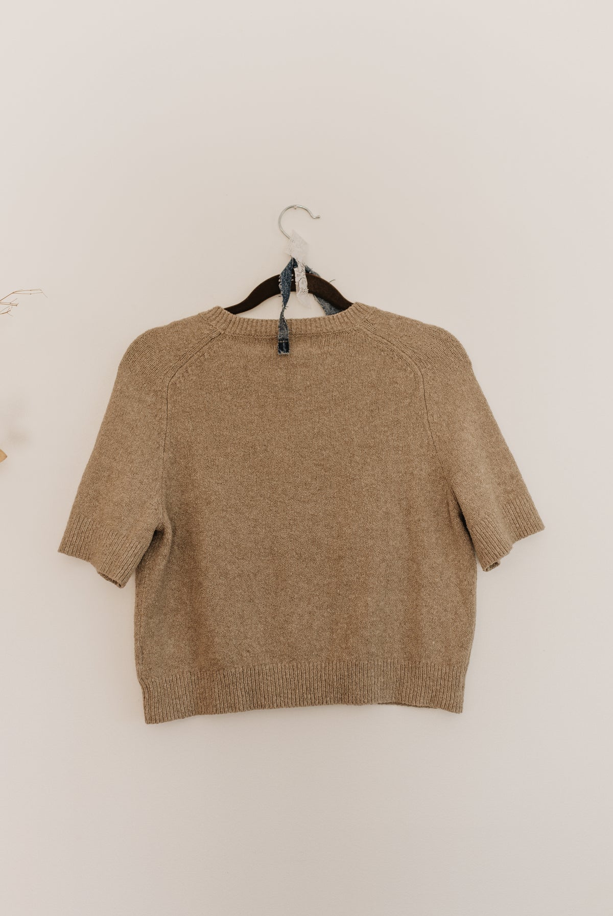 Goose Patched Tan Sweater