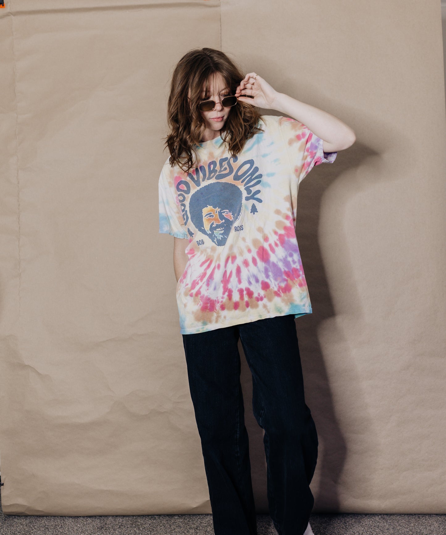 Bob Ross Tie Dye Tee