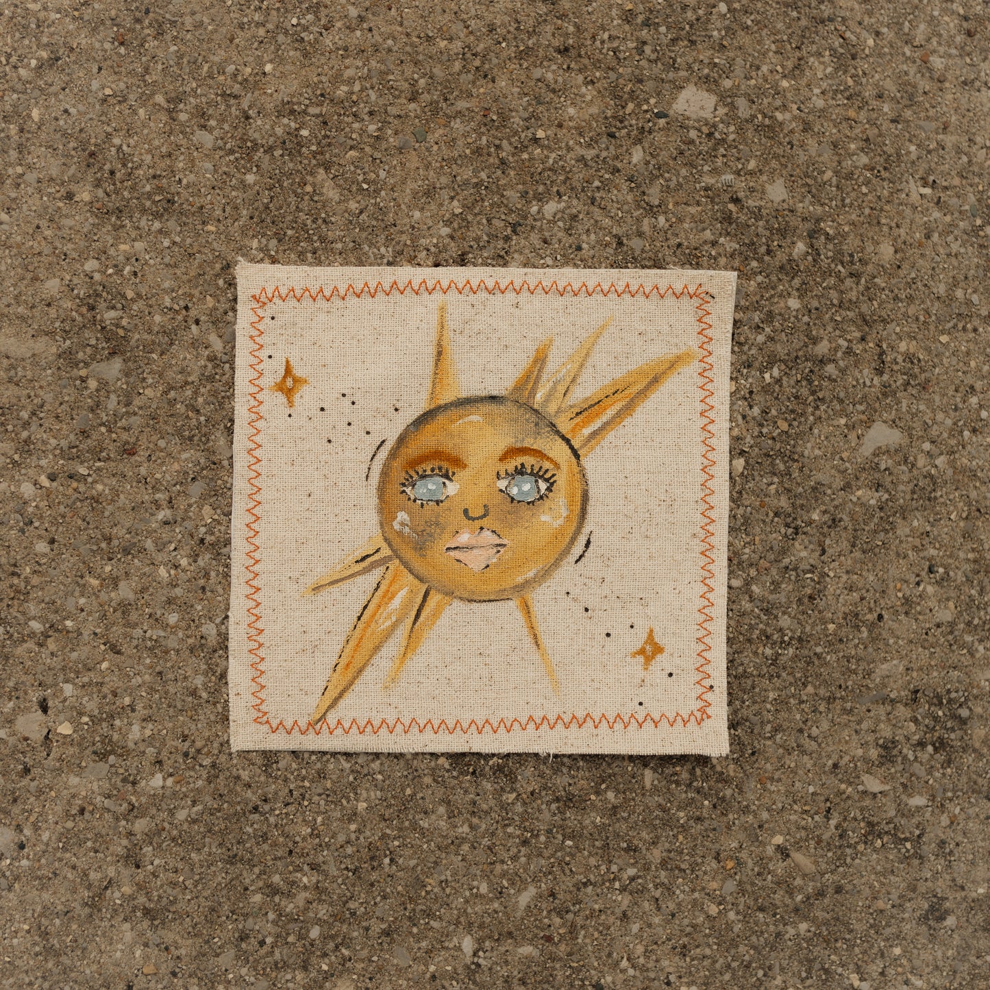 Golden Sun Burst Patch