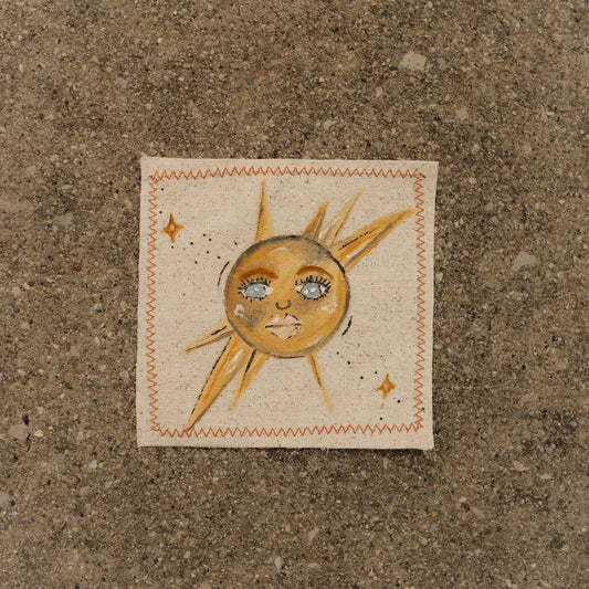 Golden Sun Burst Patch