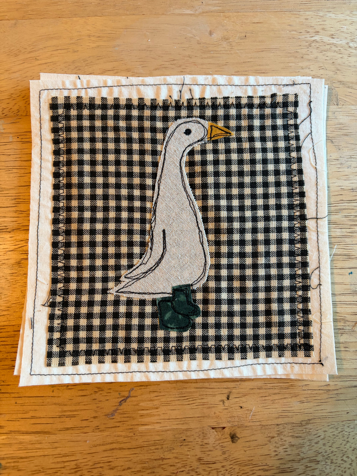 A Goose in Green Boots Patch