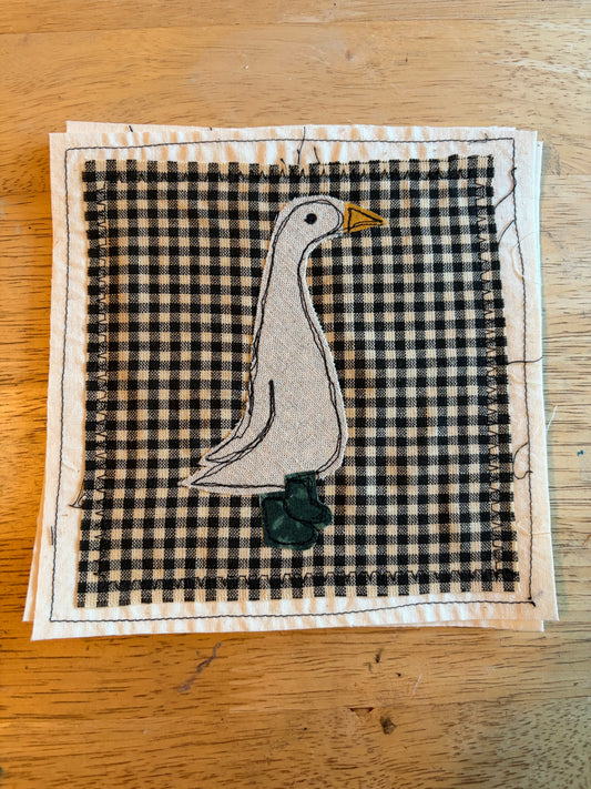 A Goose in Green Boots Patch