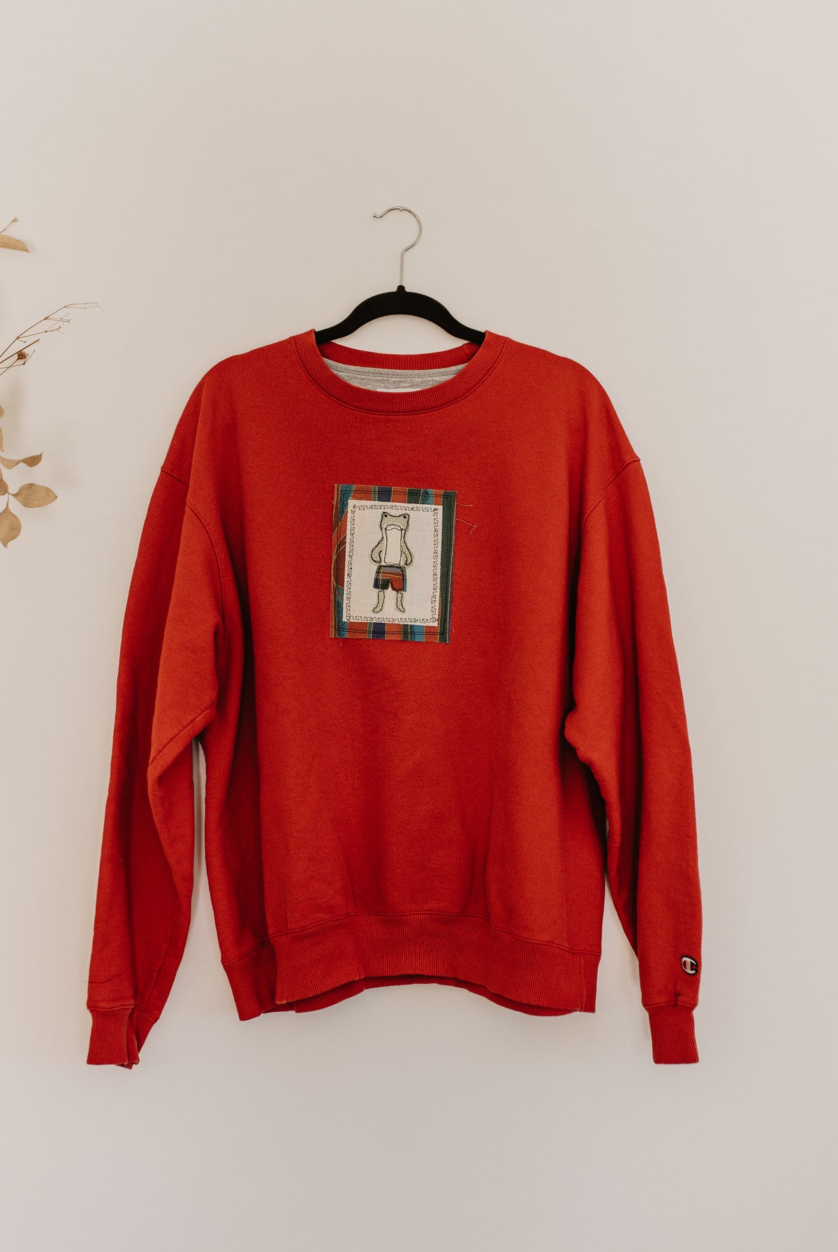 Frog Patched Red Crew